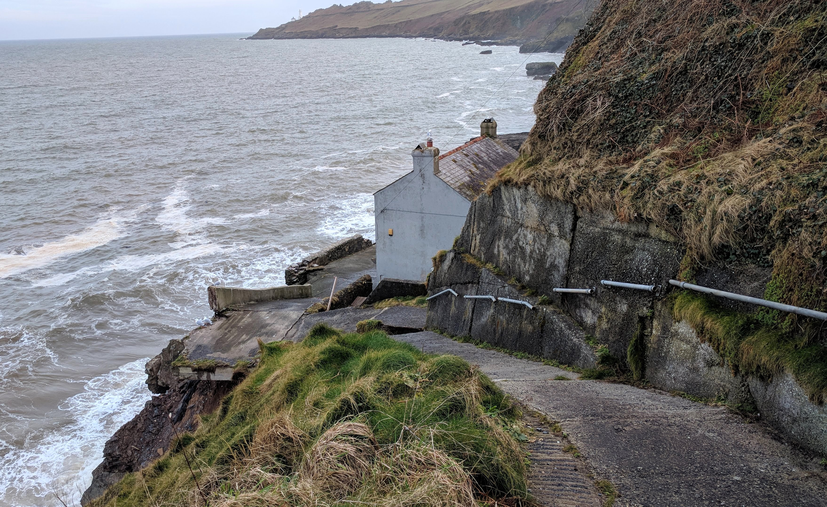 Hallsands shows the impact of coastal erosion