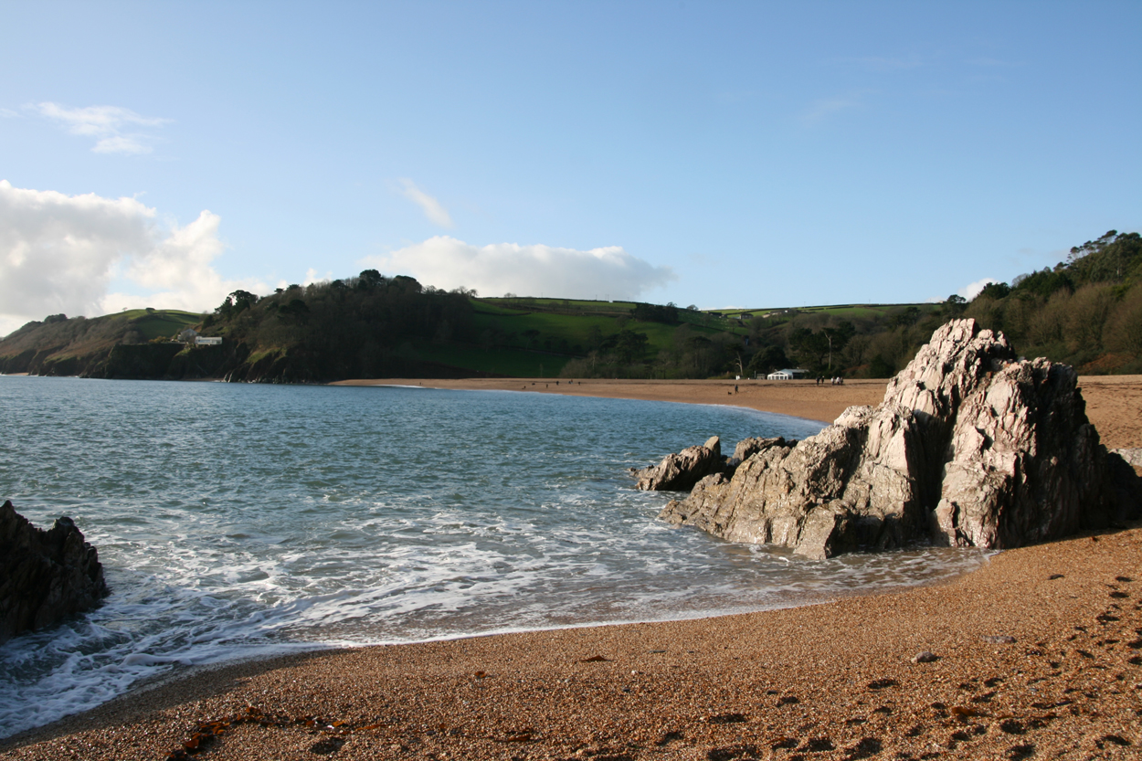 The beach at Blackpool Sands