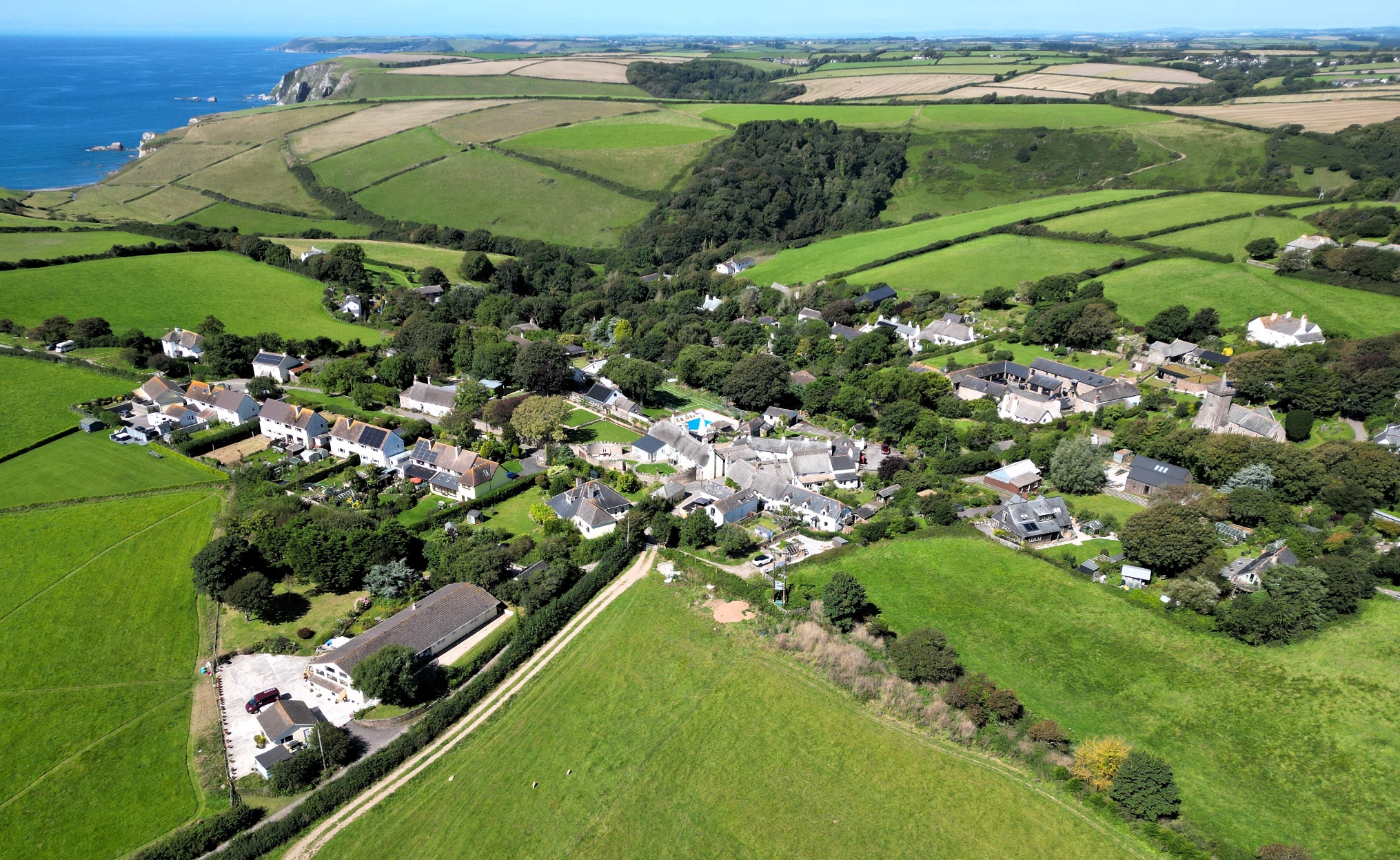 the village of Ringmore, sitting comfortably in the South Hams landscape